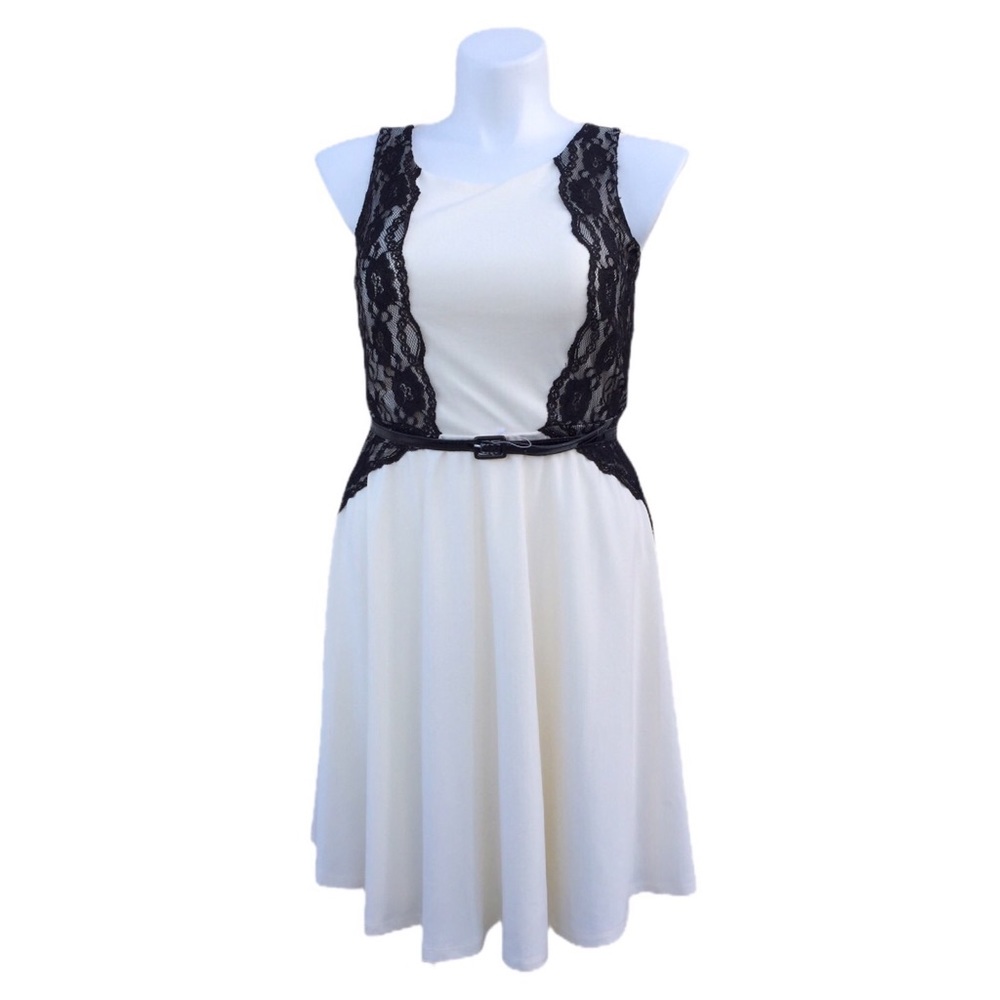 Maurices fit and flare retro sleeveless dress plus